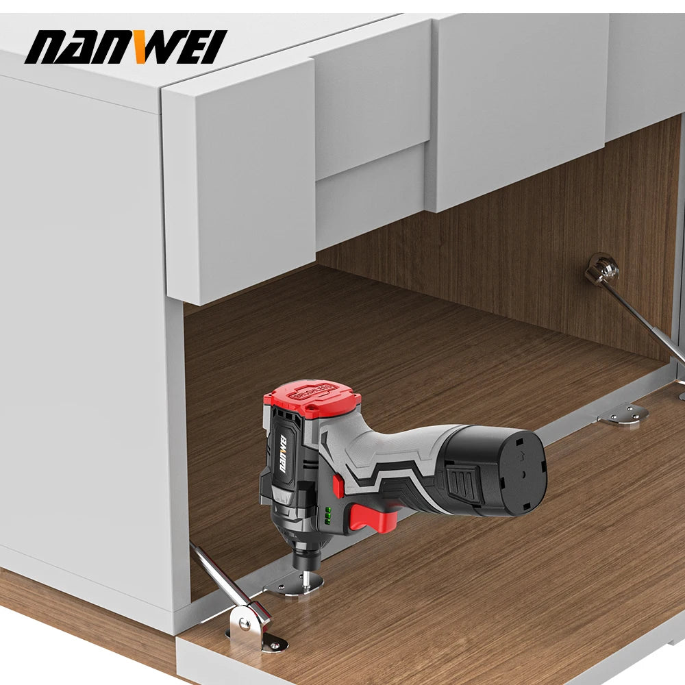 16.8V Brushless Lithium Ion Impact Driver 160N.M Home Use Electric Screwdriver Drill Screwdriver