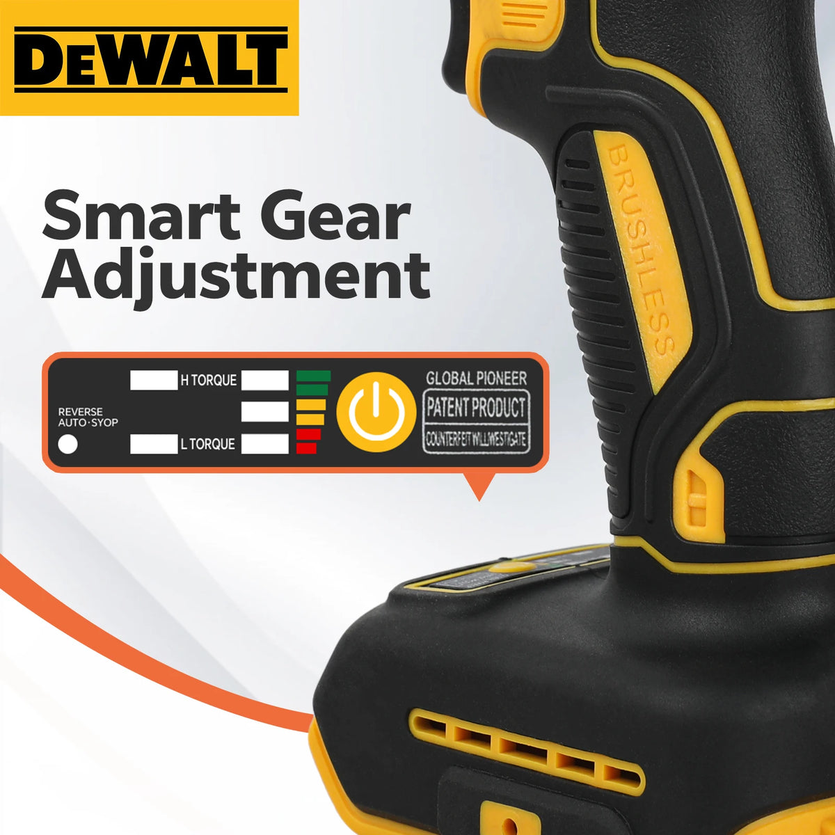 DeWalt DCF887 20V Cordless Brushless Impact Screwdriver Adjustable Speed Electric Power Tool with Lithium Battery