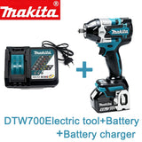 Makita DTW700 Cordless Impact Wrench 18V Brushless Motor 1000Nm Variable Speed Electric Wrench High Effieiency Durable Auto Stop