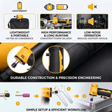 Brushless Cordless Right Angle Die Grinder 4-Speed Adjustable Power tool for Dewalt 20V Battery