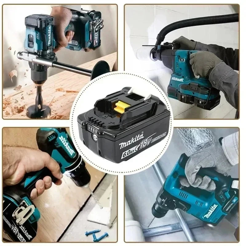 Makita Original Genuine High Capacity Long Battery Life, Powerful, Durable for Construction and Home Use Power Tool Battery
