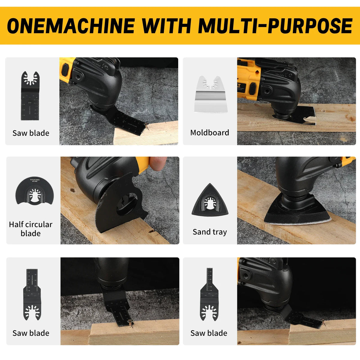 2026 DEWALT 21V MAX Brushless Cordless Oscillating Multi Tool 5 Accessories Tool-Free Quick Change Cutting Sanding Grout Removal