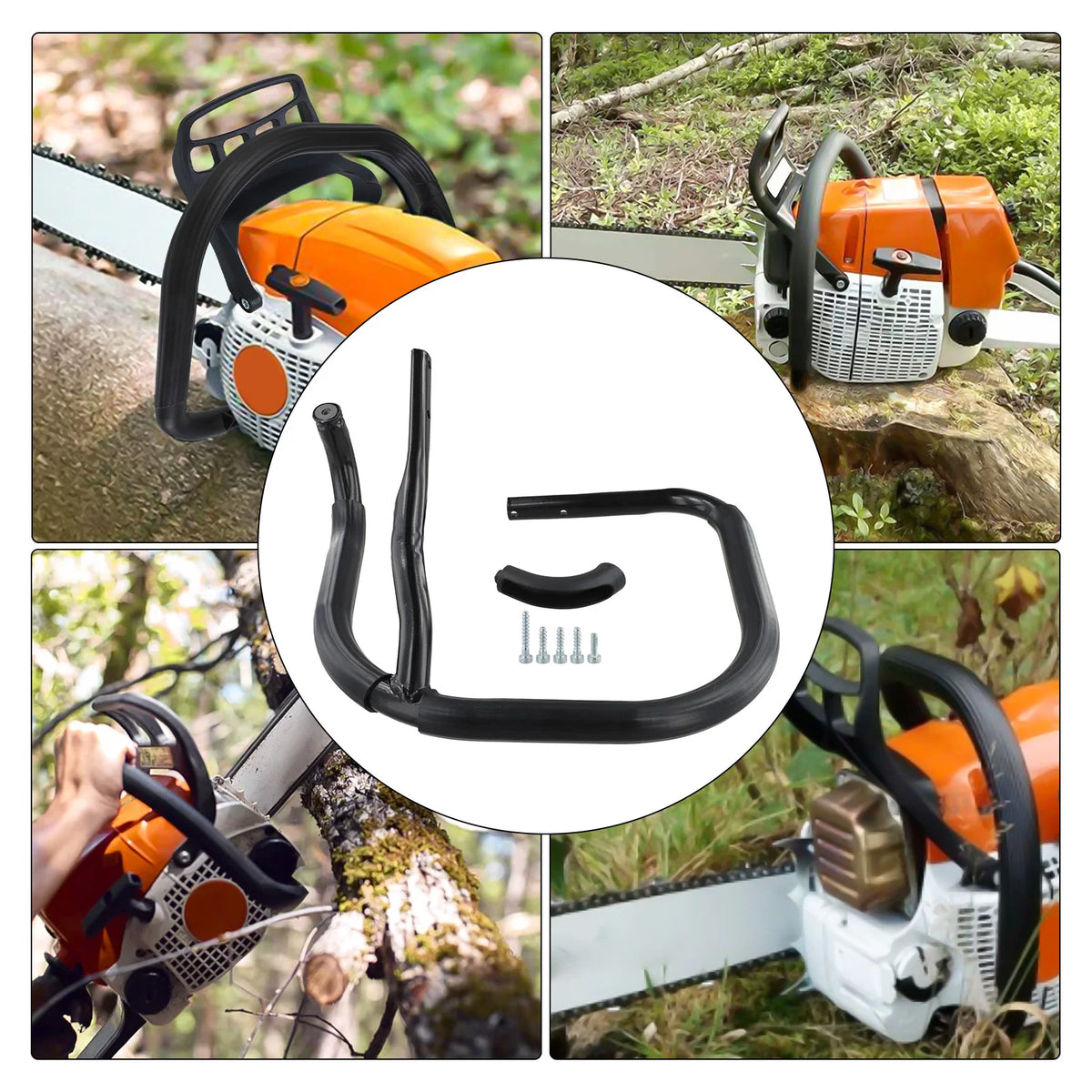 Controller Chainsaw Handle Black MS660 Handle Bar For Stihl MS650 Robust Material Handle Single Piece Replacement