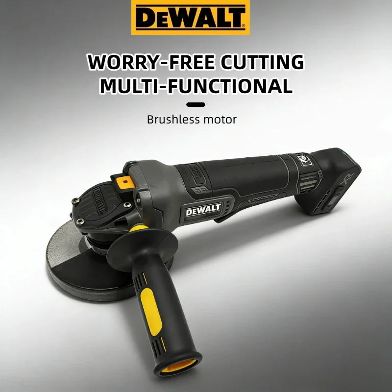 DEWALT DCG406 Brushless 125mm Flat Head Angle Grinder, Cordless Lithium Cutting Power Tool, Bare Tool Only