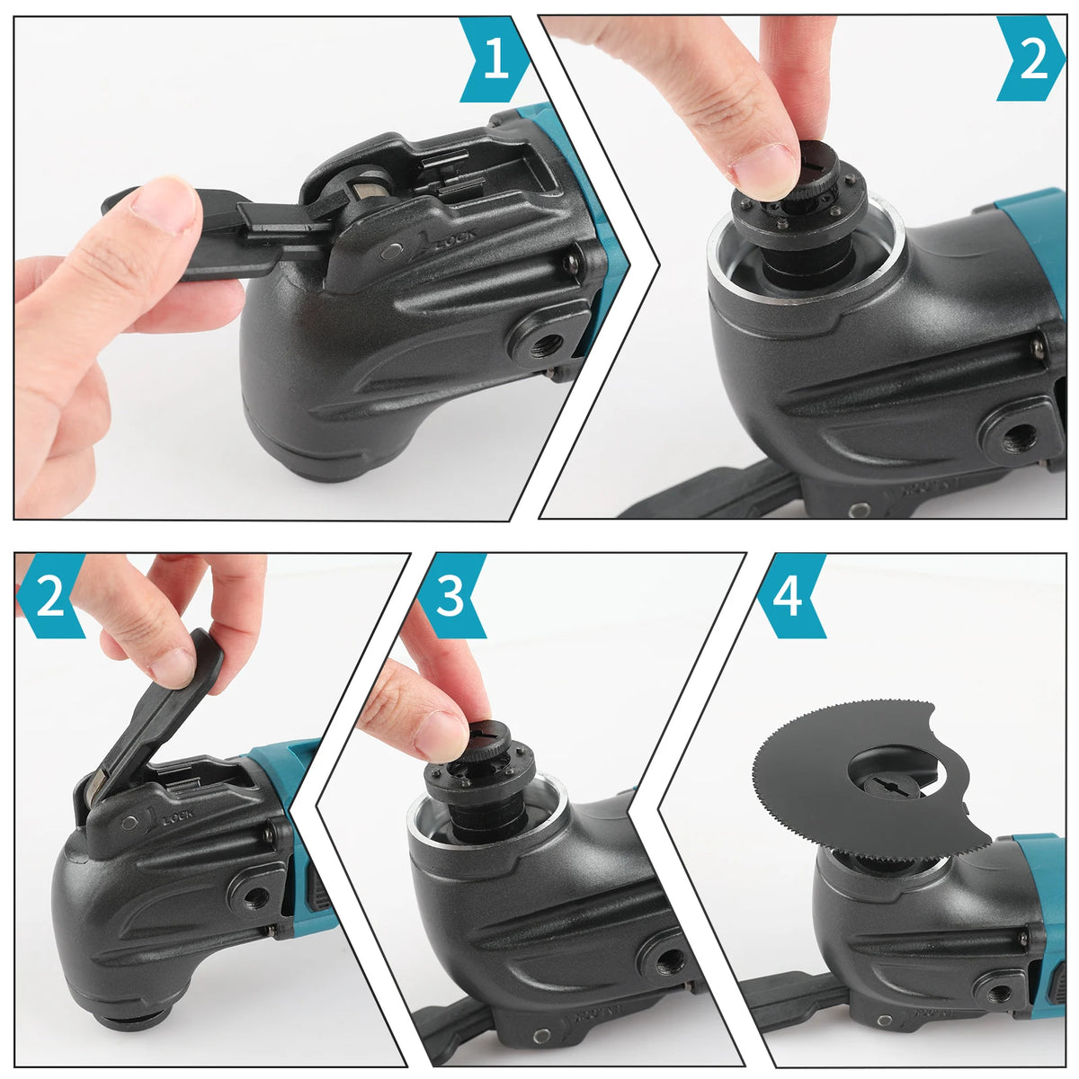 2026 Makita Brushless Quick Release Oscillating 18V Tool Multi Functional Tool Renovator Electric Trimmer Compatible.DTM51