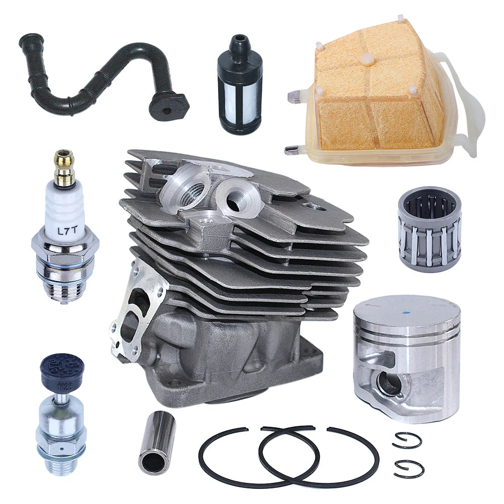 47mm Chainsaw Cylinder For Stihl MS362 MS362C Piston Ring Pin Circlip Kit Garden Part 1140 020 1200