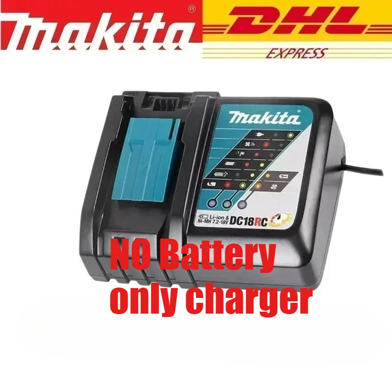 Makita 18V 5.0Ah Battery BL1850B BL1860B With DC18RC Charger Combo 100% New High Quality For DDF485Z DHP487 DTD149Z LXT Tools