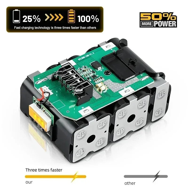 100% Original DEWALT XR 20V Battery 6Ah Rechargeable Li-Ion DCB206 Replacement Power Tool Battery Charger Combo DCB184 DCB200
