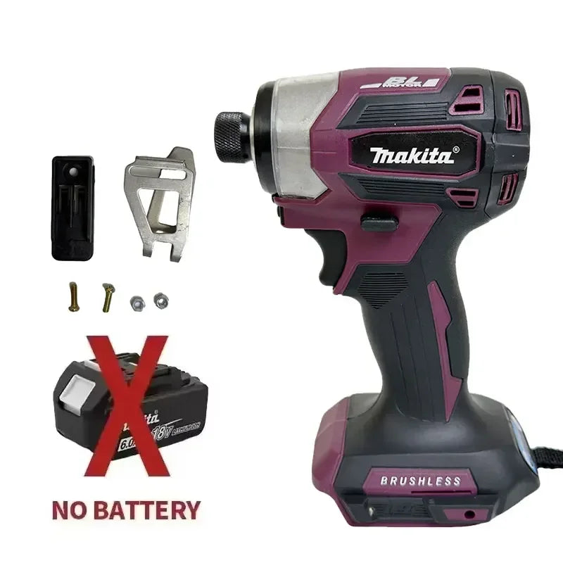 Makita DTD173 18V LXT Cordless Brushless Impact Driver 180 N M T-Mode Electric Drill Rechargeable Power Tools for Wood Bolt