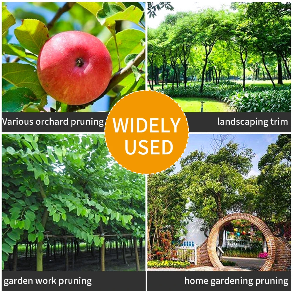 KOHAM Cordless Electric Pruning Shears 1 IN Tree Branch Cutter Garden Pruner Orchard Electric Scissor Kit or Blade Battery Parts