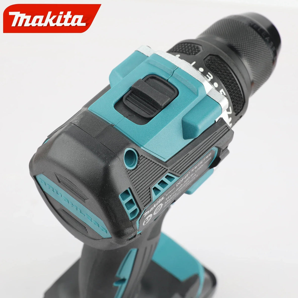 Makita New DDF487Z 18V LXT Brushless Cordless Drill Driver 40Nm 13mm Keyless Chuck 0-1700RPM Compact Bare Tool