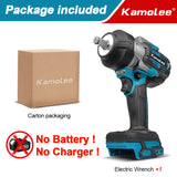 Kamolee 3100NM Wireless Charging High Torque Wrench 1/2 Inch Repair Electric Impact Wrench is compatible with Makita 18V battery
