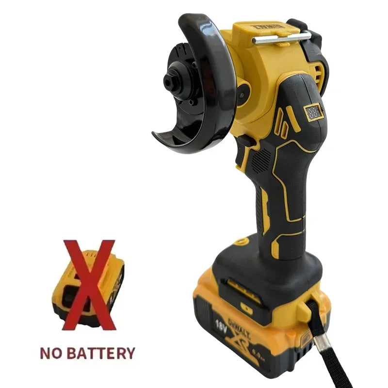 DeWALT Cordless 3 Inch Brushless Digital Display Angle Grinder Polishing Grinding Machine Electric Cutting Tools 18V Battery
