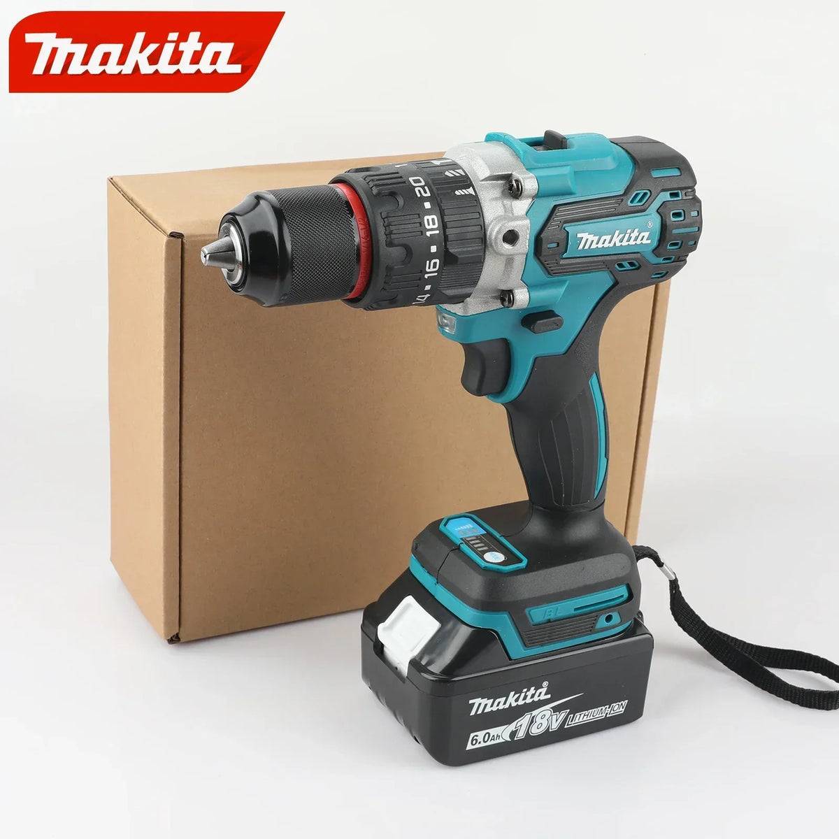 Makita DDF487 Brushless Lithium Electric Driver Electromechanical Drill Screwdriver for Makita 18V Battery Naked Tool