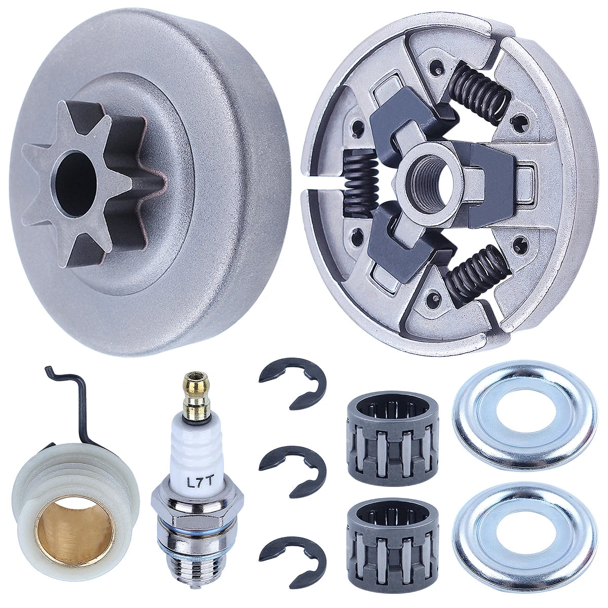 For Stihl MS290 MS390 Sprocket Clutch Drum 3/8" 7T Needle Bearing Kit 029 039 MS310 Chainsaw Replacement Parts for 11296402000