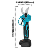 PATUOPRO 30MM Cordless Brushless Electric Pruning Shear Tree Bonsai Pruner Branches Cutting Power Tool For Makita 18V Battery