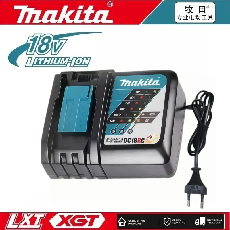 High Torque Original DDF487 Brushless Electric Screwdriver 18V, Makita Original 6.0Ah & Tool Package