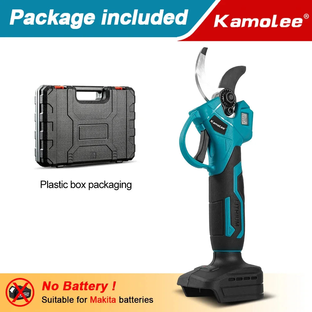Kamolee 30/55mm Brushless Electric Scissors For Pruning Branches In Fruit Trees, Garden Bonsai