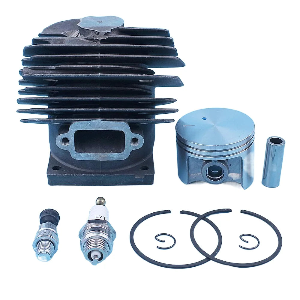 52mm Cylinder Piston Top End Engine Kit For Stihl MS382 MS382C MS 382 Chainsaw Spark Plug Decompression Valve Replacement Part