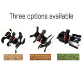 High Efficiency Tiller Wheel Weeding Wheel Deep Trenching Wheel Garden Tiller Accessory Cultivator Blade Soil Tool
