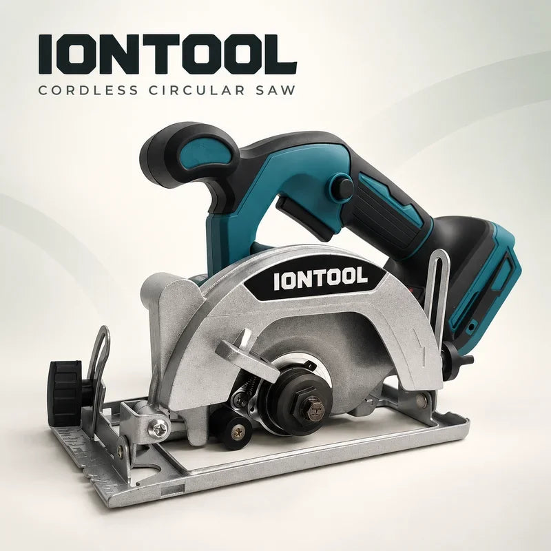 IONTOOL Brushless Cordless Circular Saw 25mm For Wood Slice Cutting and Panel Trimming and Home Renovation and Timber Cutting