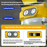 Brushless Electric Trimmer Woodworking Trimming Machine Wood Router Milling Engraving Slotting Machine For Dewalt 18V BatteryPin