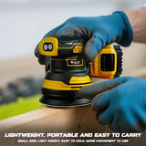 Electric Goddess 8000RPM Random Orbit Sander Home DIY Carpenter Strong Dust Collection Polisher For Dewalt 20V Battery Pin