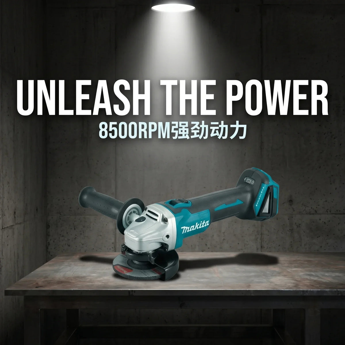 Makita DGA404 100mm Cordless Lithium Angle Grinder Multi Purpose Hand Tool For Metal Cutting Sanding And Polishing