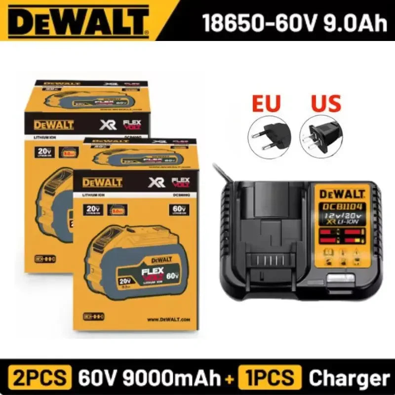 6Ah 9Ah DeWALT 100% Original Battery 20V/60V MAX FlexVolt for DCB606 DCB205 DCB206 DCB209 DCB182 Power Tool with Battery