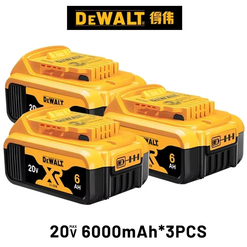 Dewalt 20v Battery DCB206 echargeable Lithium Ion ,Dewalt Battery DCB200 DCB205 DCB606 DCB609 DCB182 Power Tool Replacement