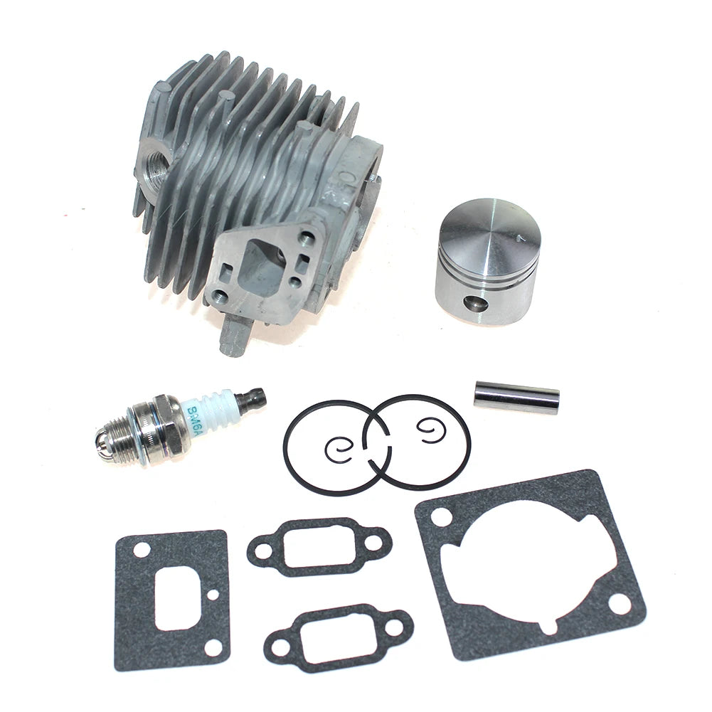 Cylinder Piston Kit 32.2mm Fits For Echo SHC-1700 SHC-2100 SRM-2100 SRM-2100SB SRM-2110 SRM-2305 SV-4B TC-2100 TT-21A WP-1000
