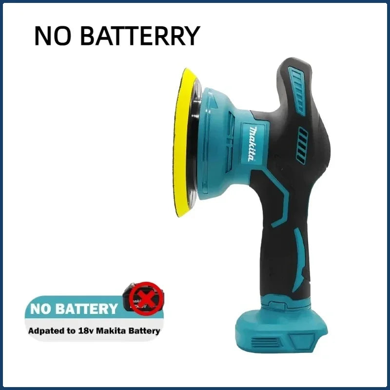 Makita 8 Gears Car Polisher Machine Cordless Electric Waxing Repairing Wireless Buffing Polisher For Makita 18V Battery