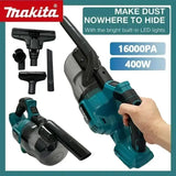 Makita 18V LXT Cordless Vacuum Cleaner Hand Held Unit With Integrated LED Light For Sofa Carpet And Indoor Household Cleaning