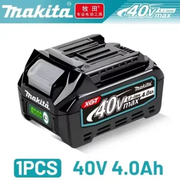 Makita 40V XGT High Capacity Lithium-ion Replacement Battery 4.0Ah Fit BL4050 BL4060 Cordless Electric Power Tools Spare Battery