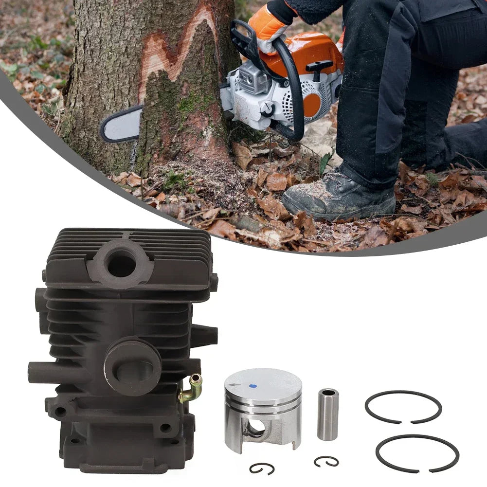 37mm Cylinder Piston Kit For Stihl MS192T MS192TC 020 1137 1201 1203 Piston Rings Assembly Durable