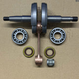 Crankshaft Assembly Ball Bearings Oil Seal Piston 60mm Kit Fit For Husqvarna K1260 3120K Disc Cutter Cut off Saw 503142074