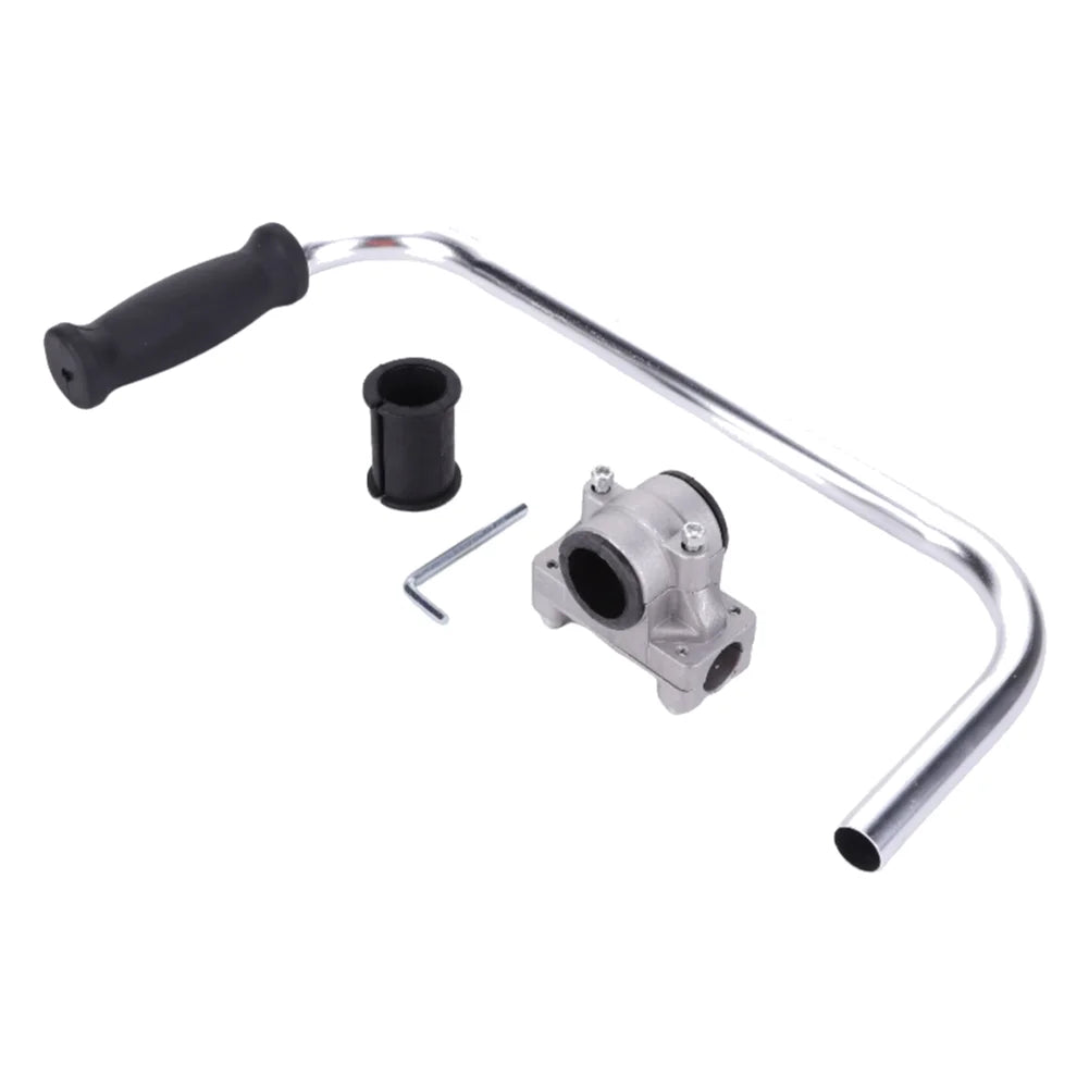 Trimmer Handlebar Handle Ergonomic Non-slip Lawn Mower Auxiliary Handle Stainless Steel for Lawn Care Landscaping Yard Trimming