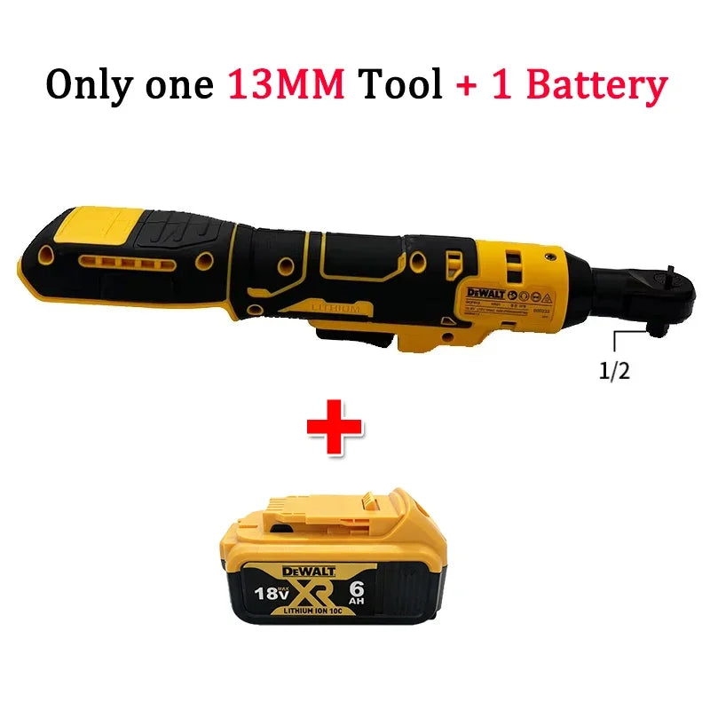 Dewalt DCF512 10mm13mm Inch Brushless Ratchet Right Angle Wrench LED Cordless Driver Variable Speed Power Wrench 20V Power Tool