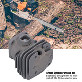 Grey Cylinder Piston Kit Metal Large Bore Engine Rebuild Kit Compact Easy to Install for Stihl ms240 024 024av