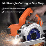 Electric Circular Saw Cutting Machine Copper Wire Motor 5M Extended Wire Handheld Power Tool for Wood Metal Tile