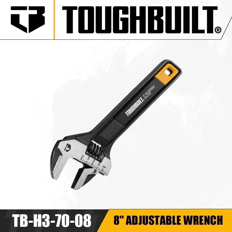 TOUGHBUILT TB-H3-70-08/TB-H3-70-10 8"/10" Adjustable Wrench Hand Tools