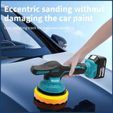 Makita 8 Gears Car Polisher Machine Cordless Electric Waxing Repairing Wireless Buffing Polisher For Makita 18V Battery