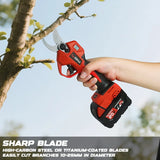 EGOD Brushless 45mm Electric Scissors For Milwaukee 20V Battery Cordless Fruit Tree Bonsai Electric Pruning Shear