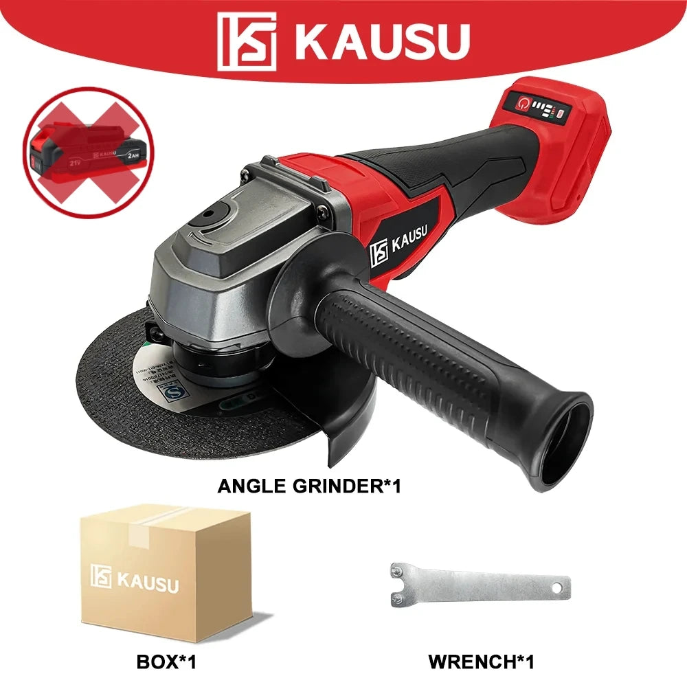 125MM M14 Brushless Electric Angle Grinder Variable Speed Cutting Machine Grinding Power Tool For Makita 18V Battery(No Battery)