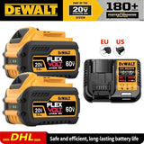 Original MAX Flexvolt DEWALT 20V 60V Battery, for DCB606 DCB205 DCB206 DCB609 Power Tool Battery, DEWALT 5AH 6AH 9AH Battery