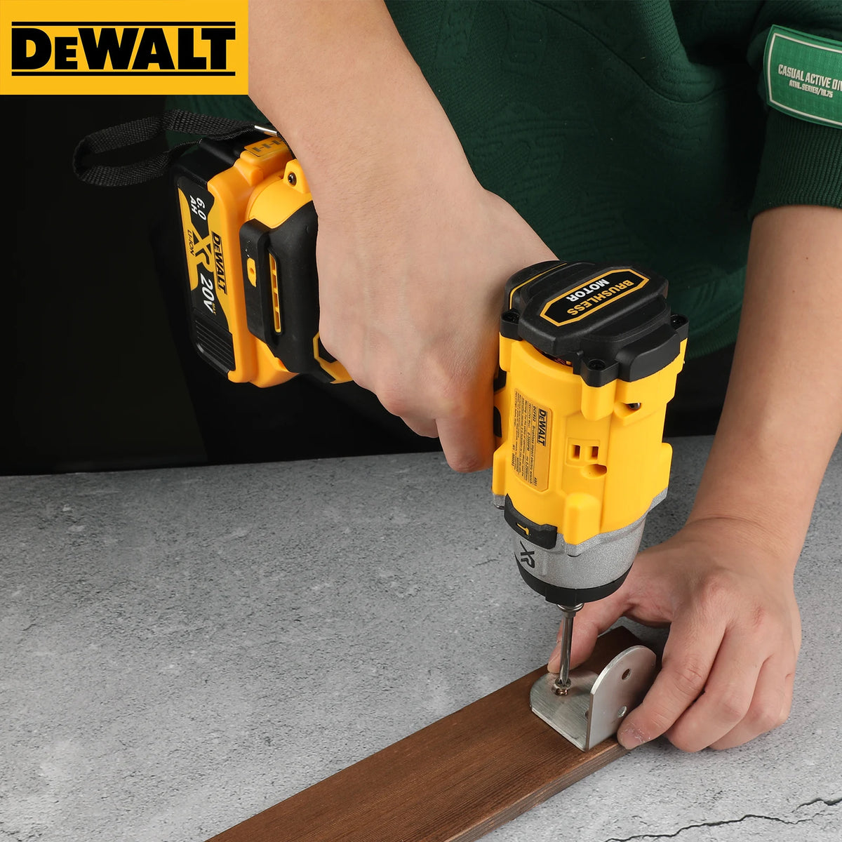 DEWALT DCF922B 20V MAX ATOMIC 1/2" Brushless Impact Wrench 300ft-lbs Fastening 450ft-lbs Breakaway 3-Speed Precision Wrench LED