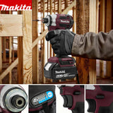 Makita DTD173 18V 180Nm Brushless Cordless Impact Driver with Ring Light Max Torque for Screw Bolt Wood Home DIY Power Tool