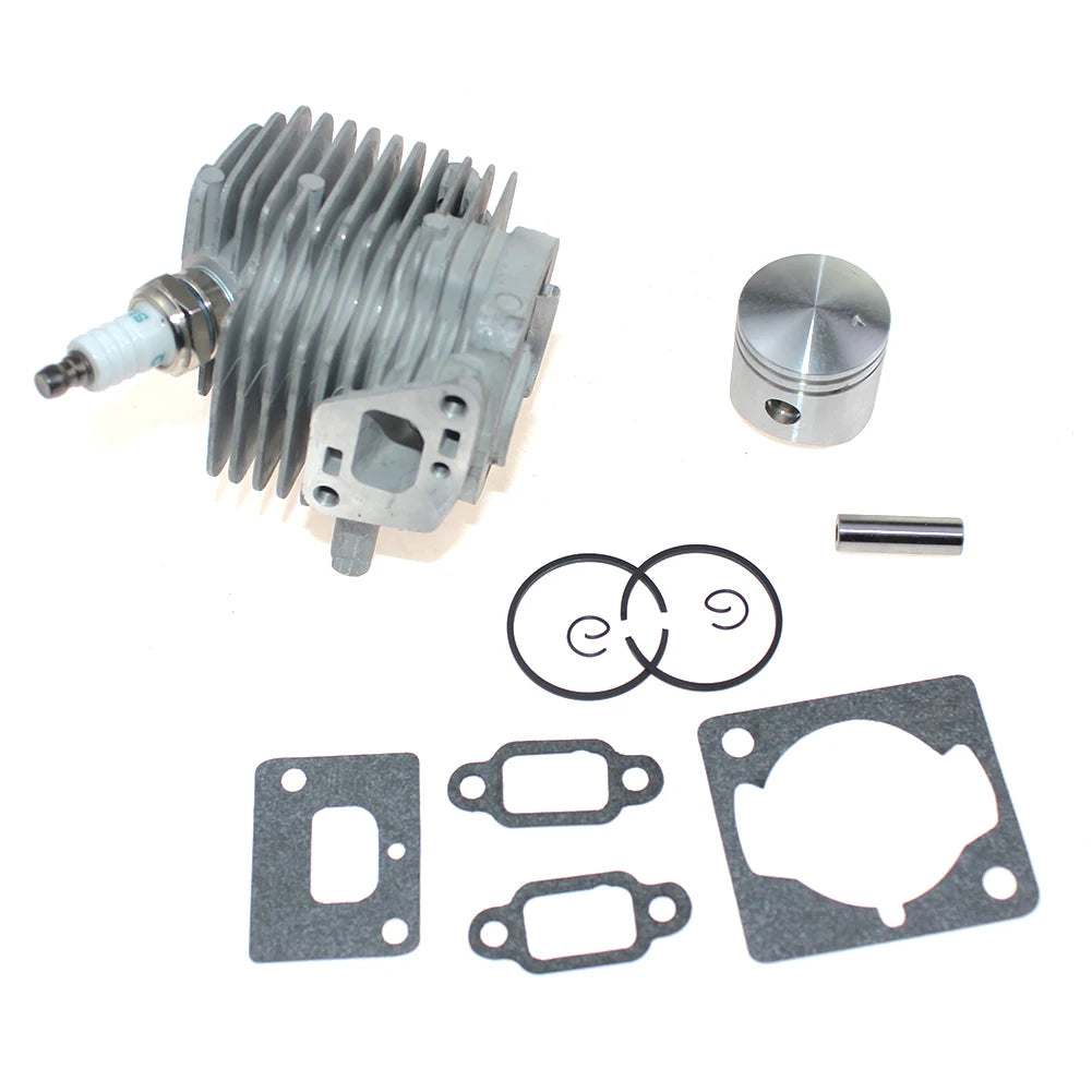 Cylinder Piston Kit 32.2mm Fits For Echo SHC-1700 SHC-2100 SRM-2100 SRM-2100SB SRM-2110 SRM-2305 SV-4B TC-2100 TT-21A WP-1000