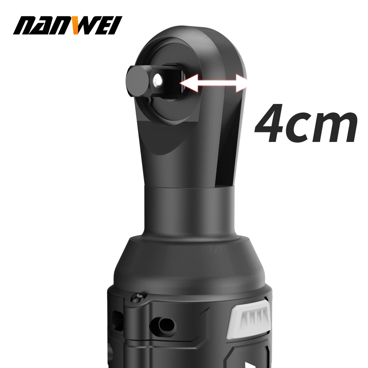 16v Portable Cordless Electric Ratchet Wrench 3/8" Rechargeable Lithium 90 Degrees Right Angle Electric Torque Wrench Set