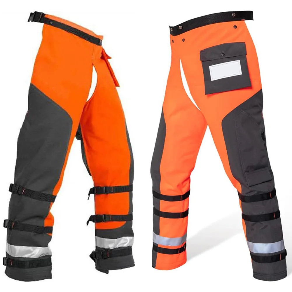 9-Layer Protection Chainsaw Chaps For Cutting/Logging Tasks Unisex Versatile Use Protection Adjustable Waist Belt Chainsaw Pants